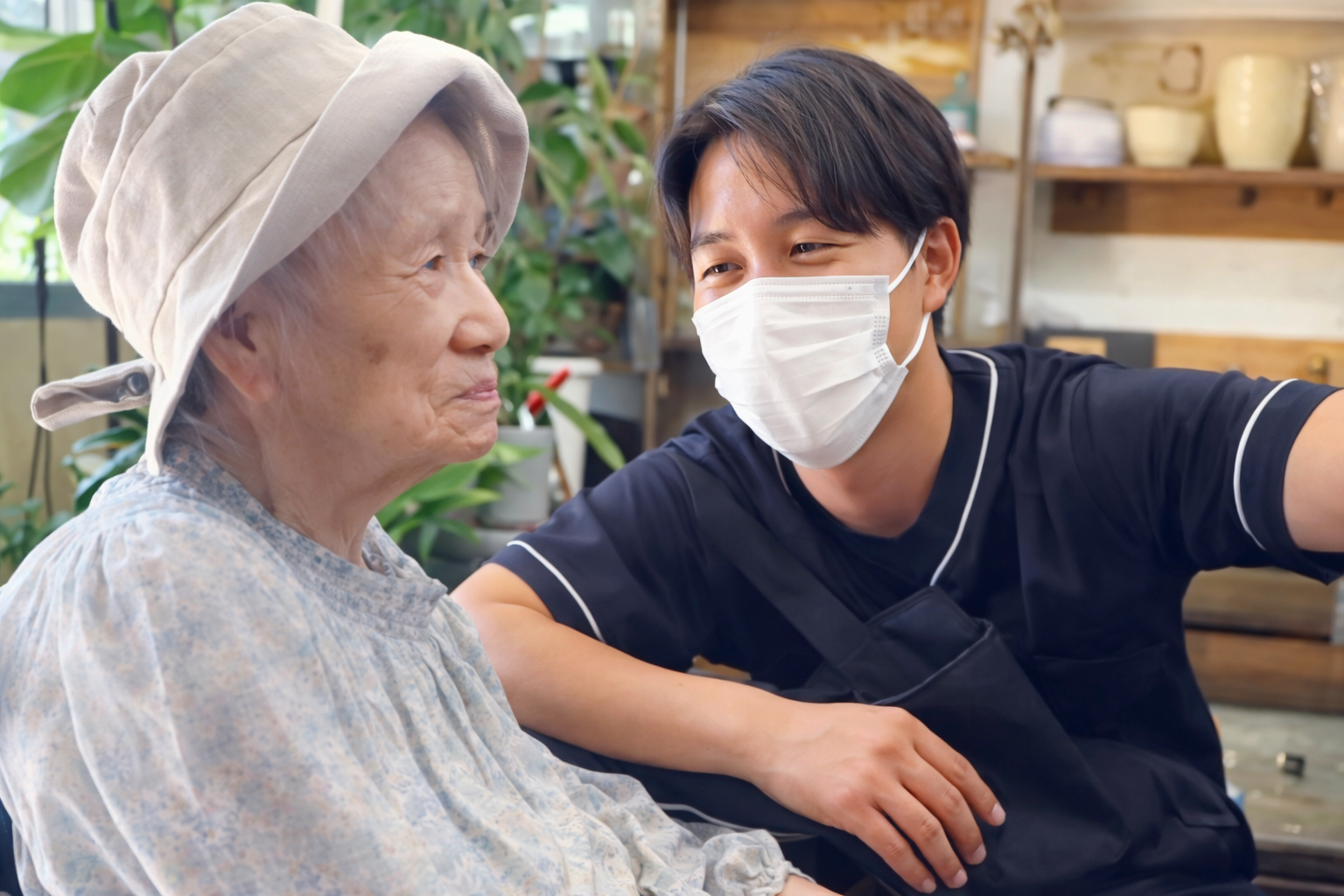 生け花リハビリの事例